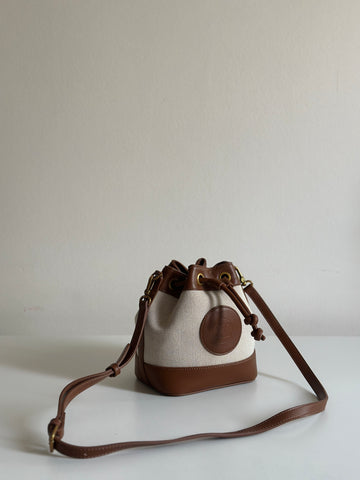 Classic Canvas Bucket Bag