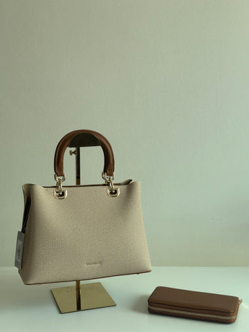 Chrisbella Structured Classic Hand Bag