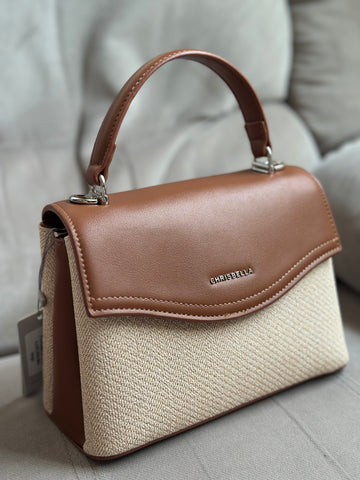 Chrisbella Structured Top-Handle Satchel