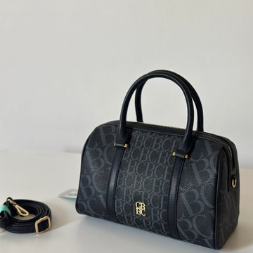 Chrisbella Monogram Logo Print