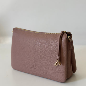 Chrisbella Triple Compartment Crossbody Bag