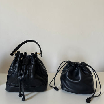 2 in 1 Quilted Bucket Crossbody