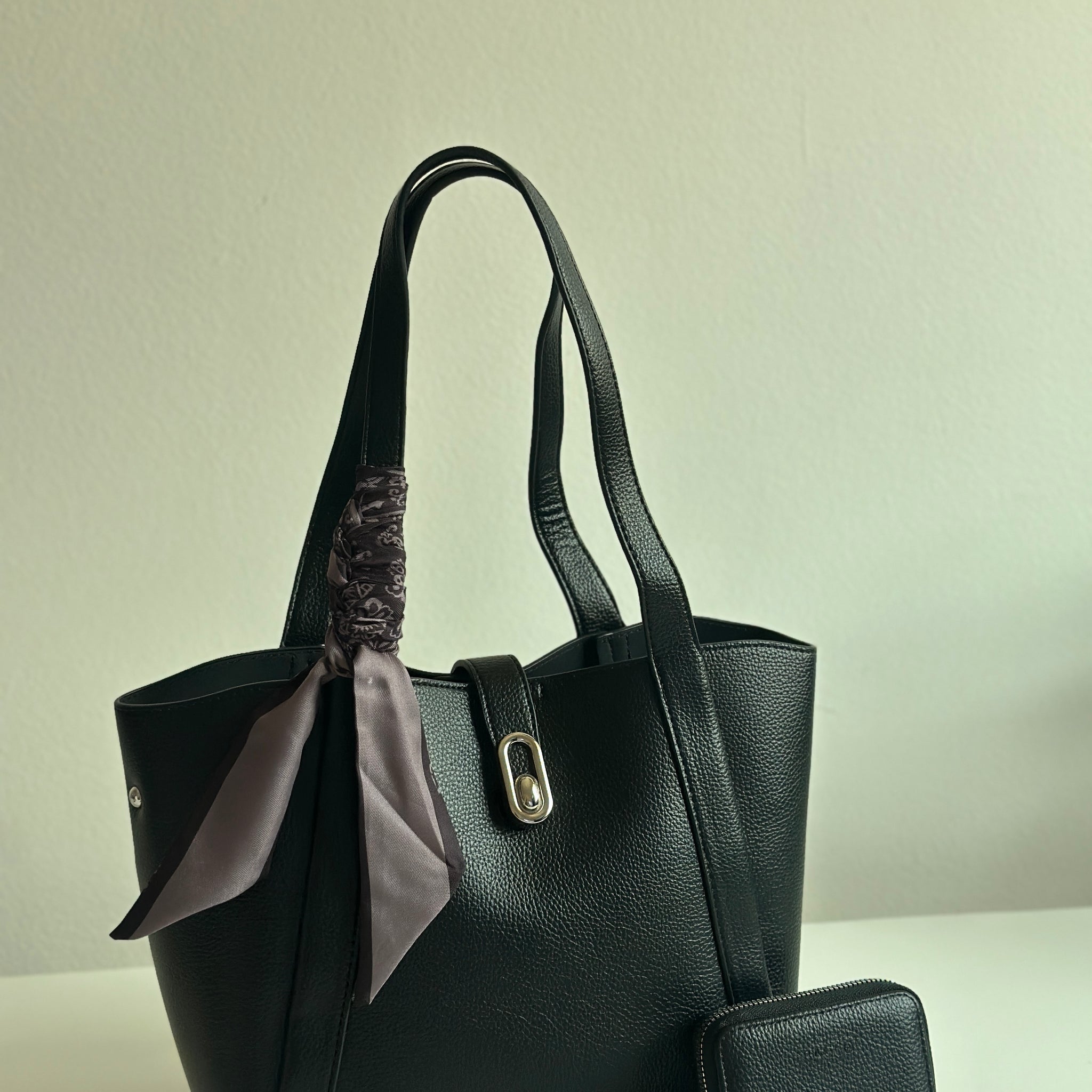 BAGCO Classic Tote Bag with Wallet Set- Medium