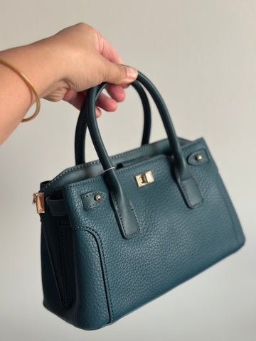 Chrisbella Structured Top-Handle Satchel