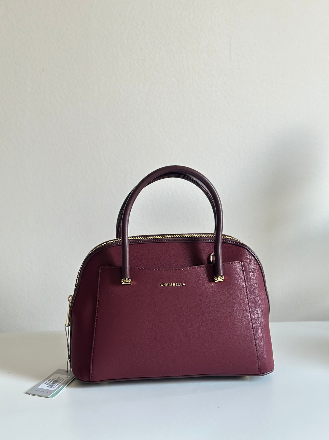 Chrisbella Dome Satchel with Matching Wallet
