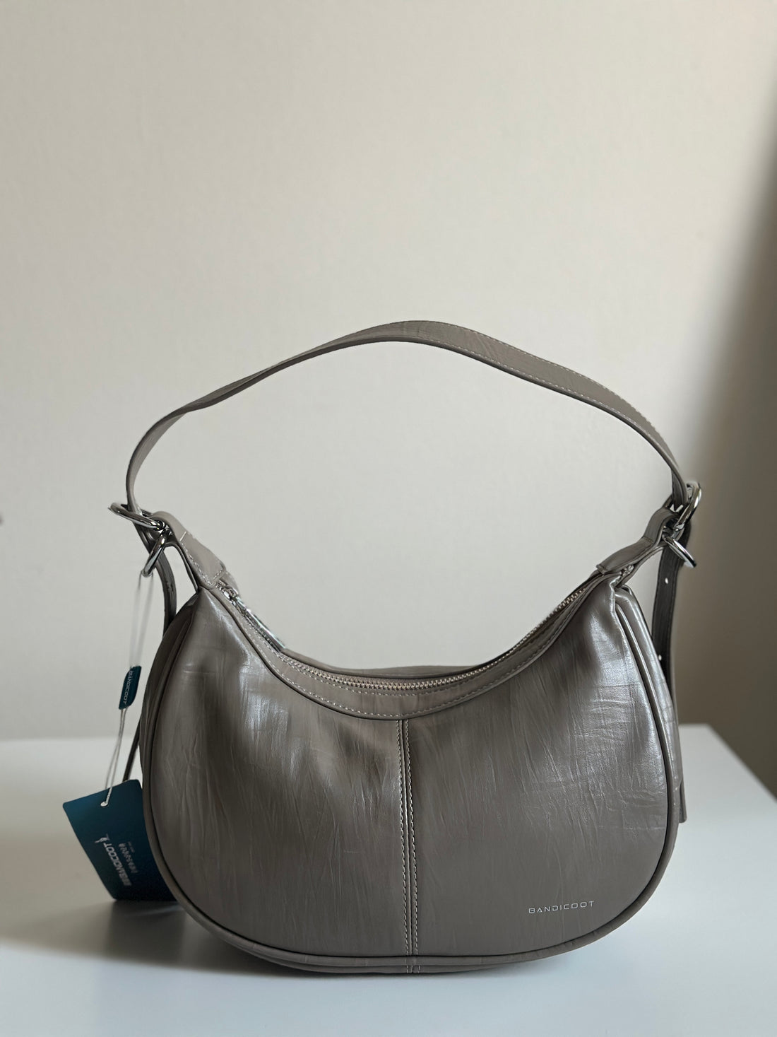 Minimalist Crescent Shoulder Bag – Neutral Collection