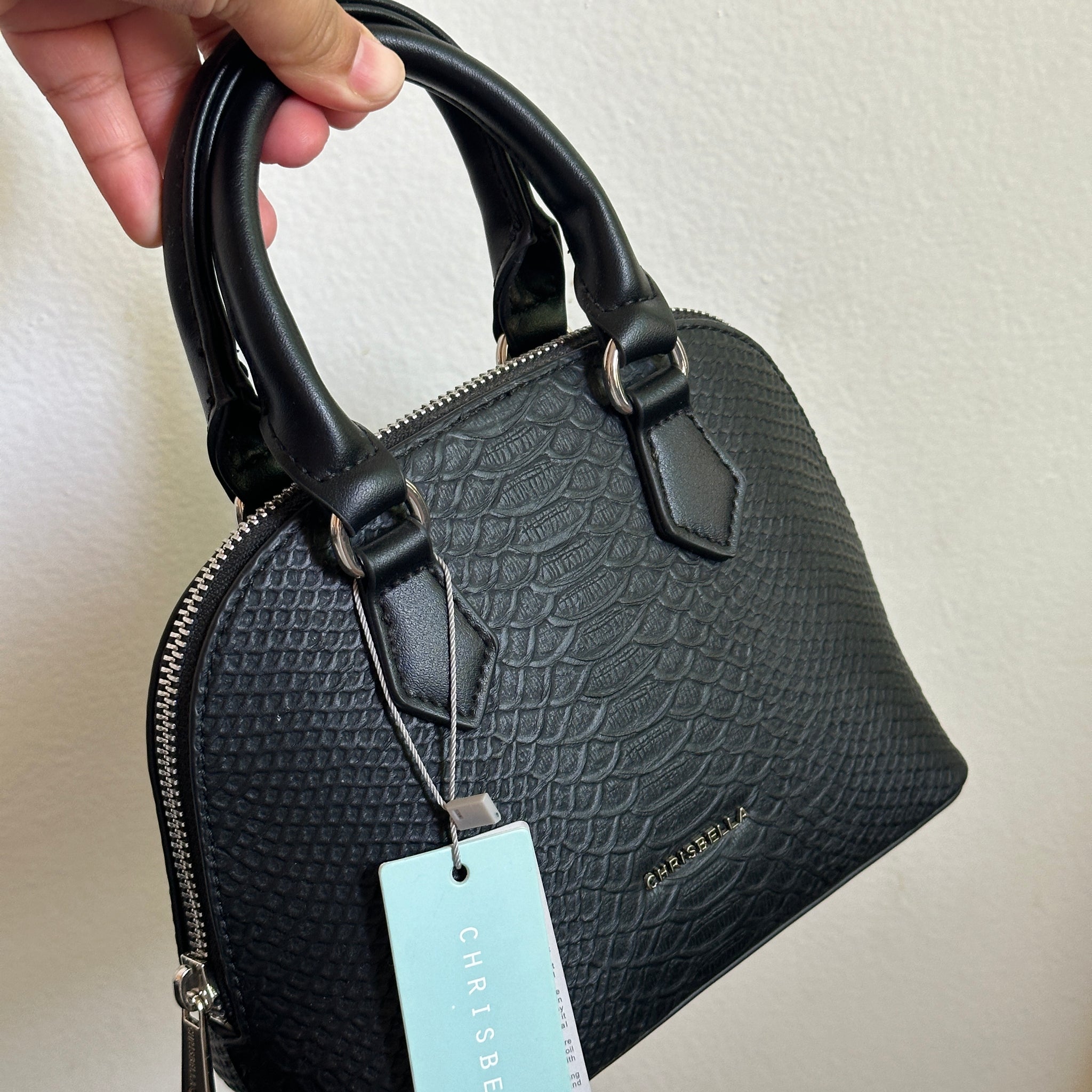 Chrisbella Mini Dome Satchel Bag