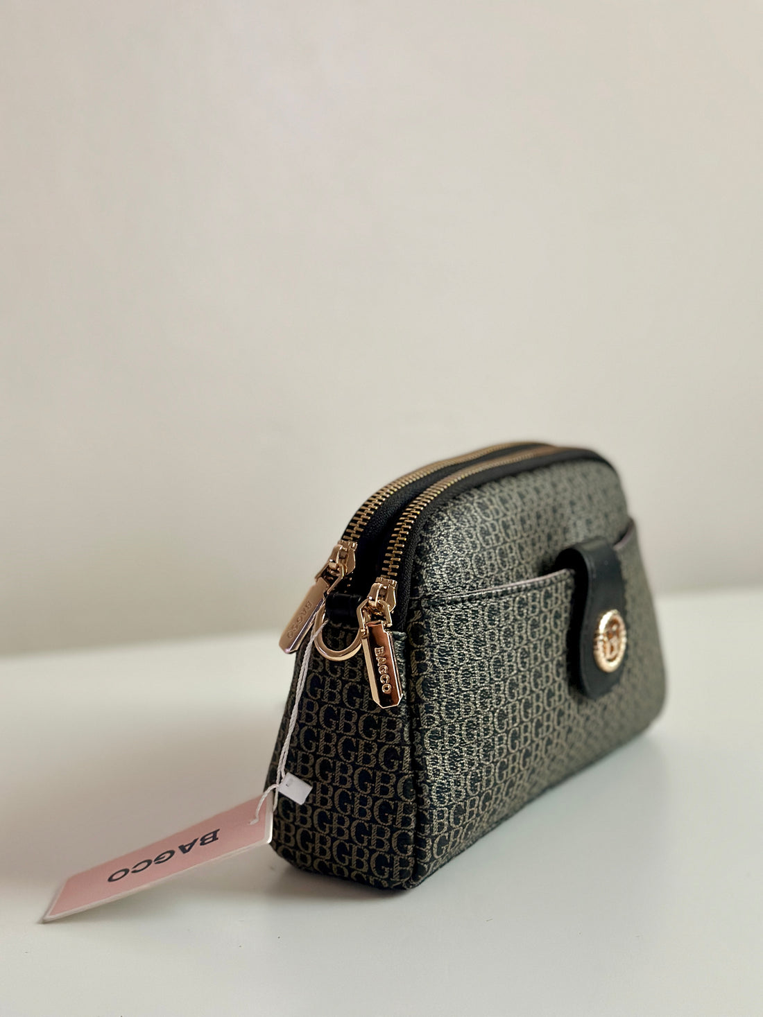 Bag o Monogram Crossbody Bag with Dual Compartments