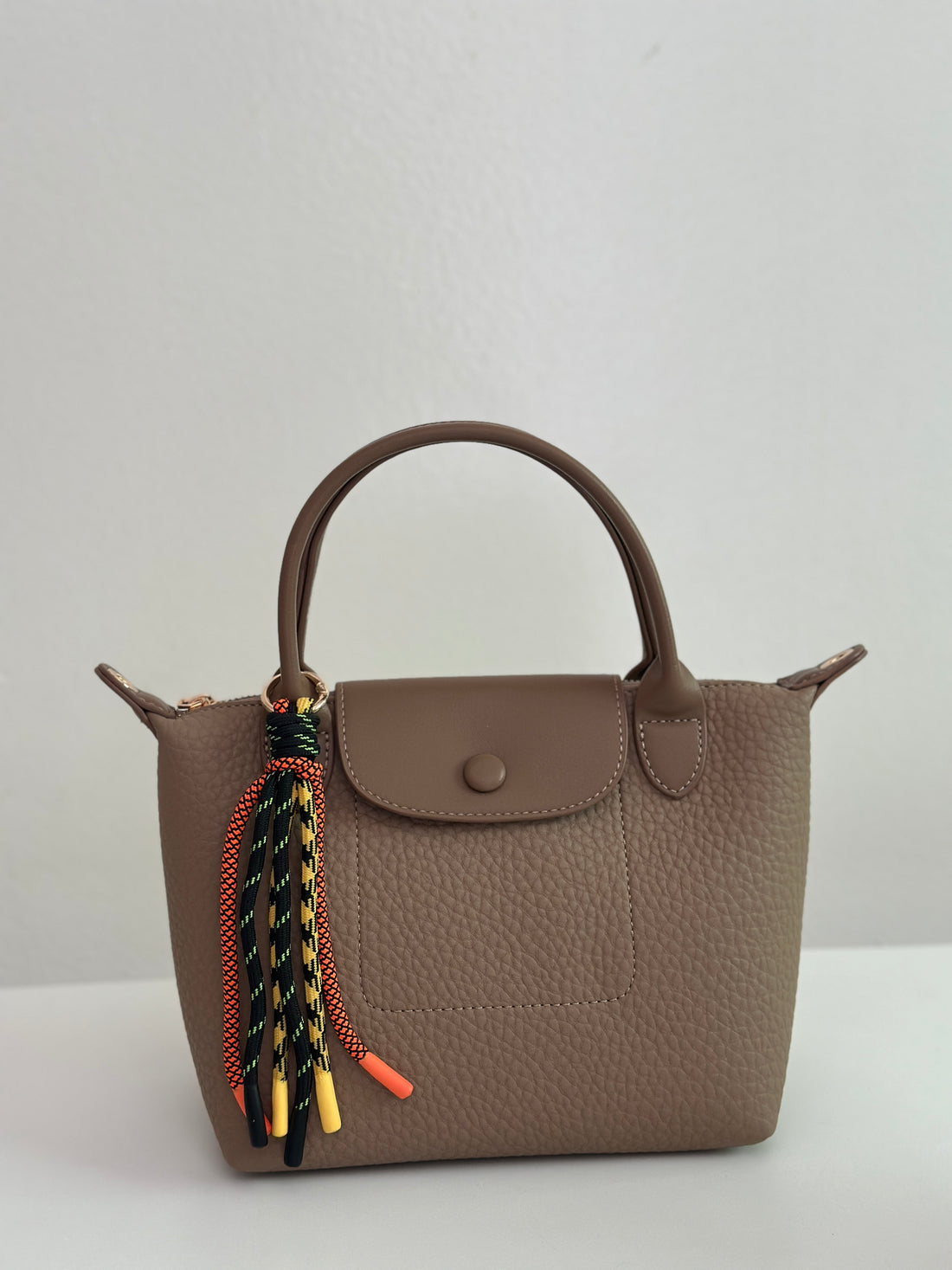 Bagco Small Classic Handbag Sling bag with Decorative Tassel