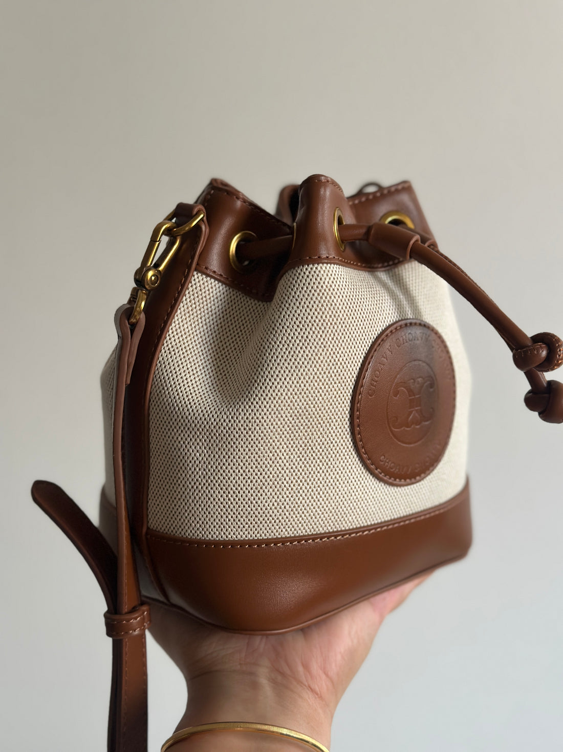 Classic Canvas Bucket Bag