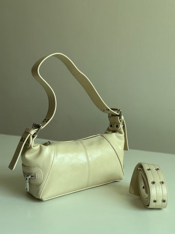 Creamy Beige Shoulder & Crossbody Bag