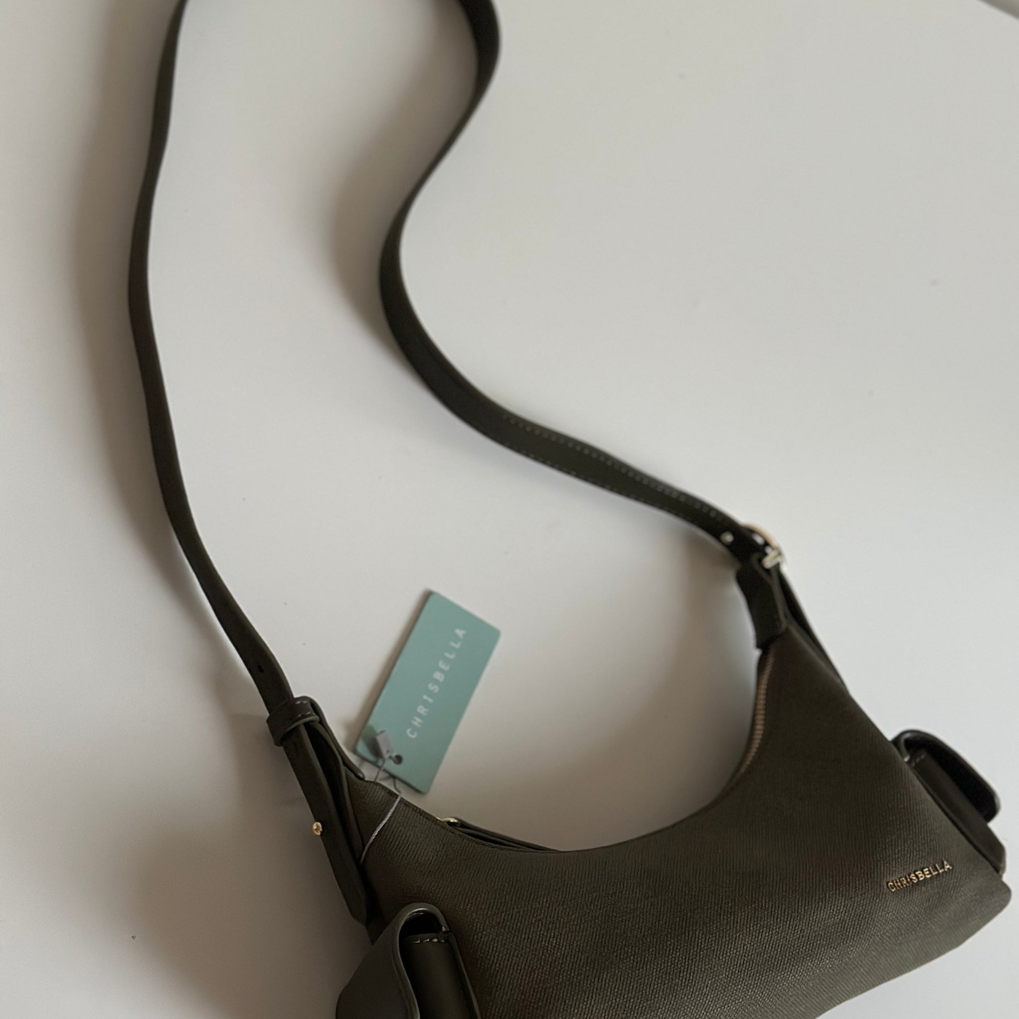 Minimalist Shoulder & Crossbody Bag with Side Pockets