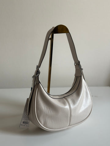 Minimalist Crescent Shoulder Bag – Neutral Collection