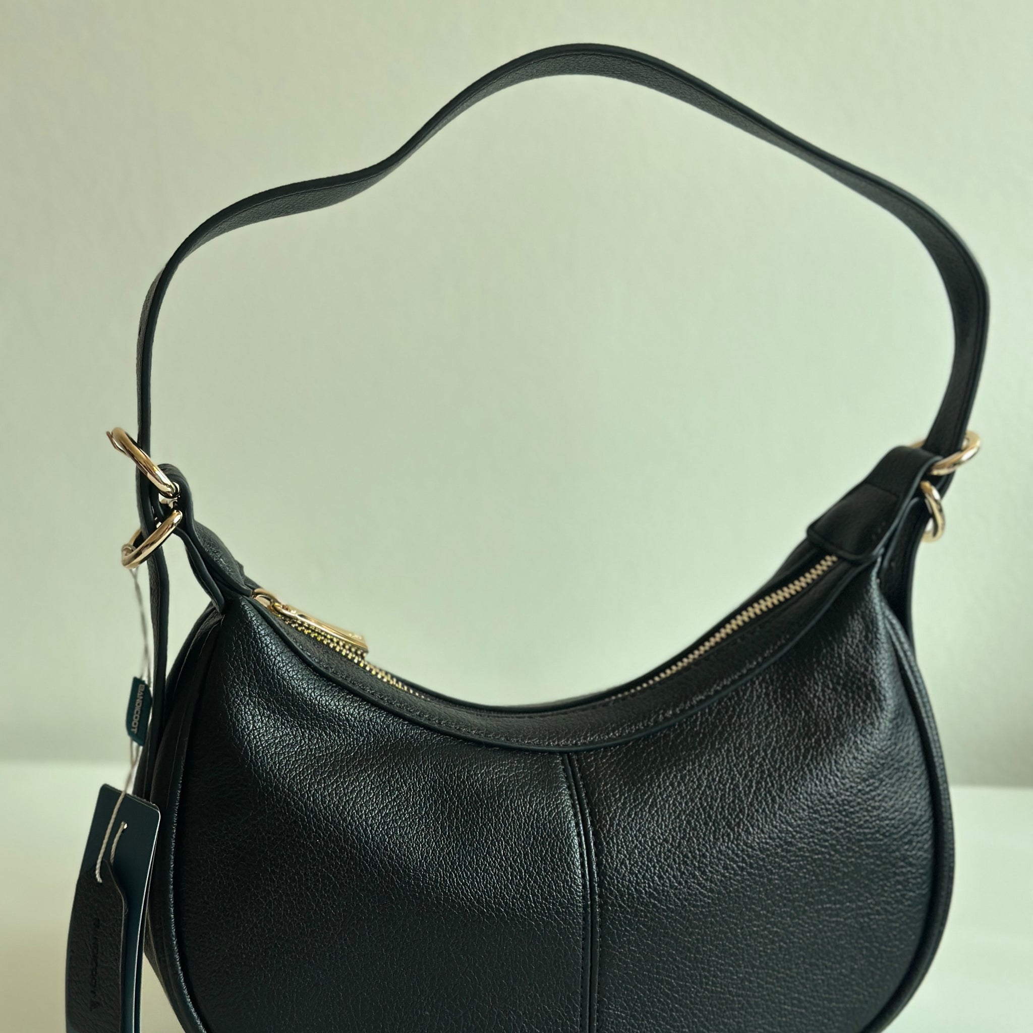 Minimalist Leather Hobo Bag