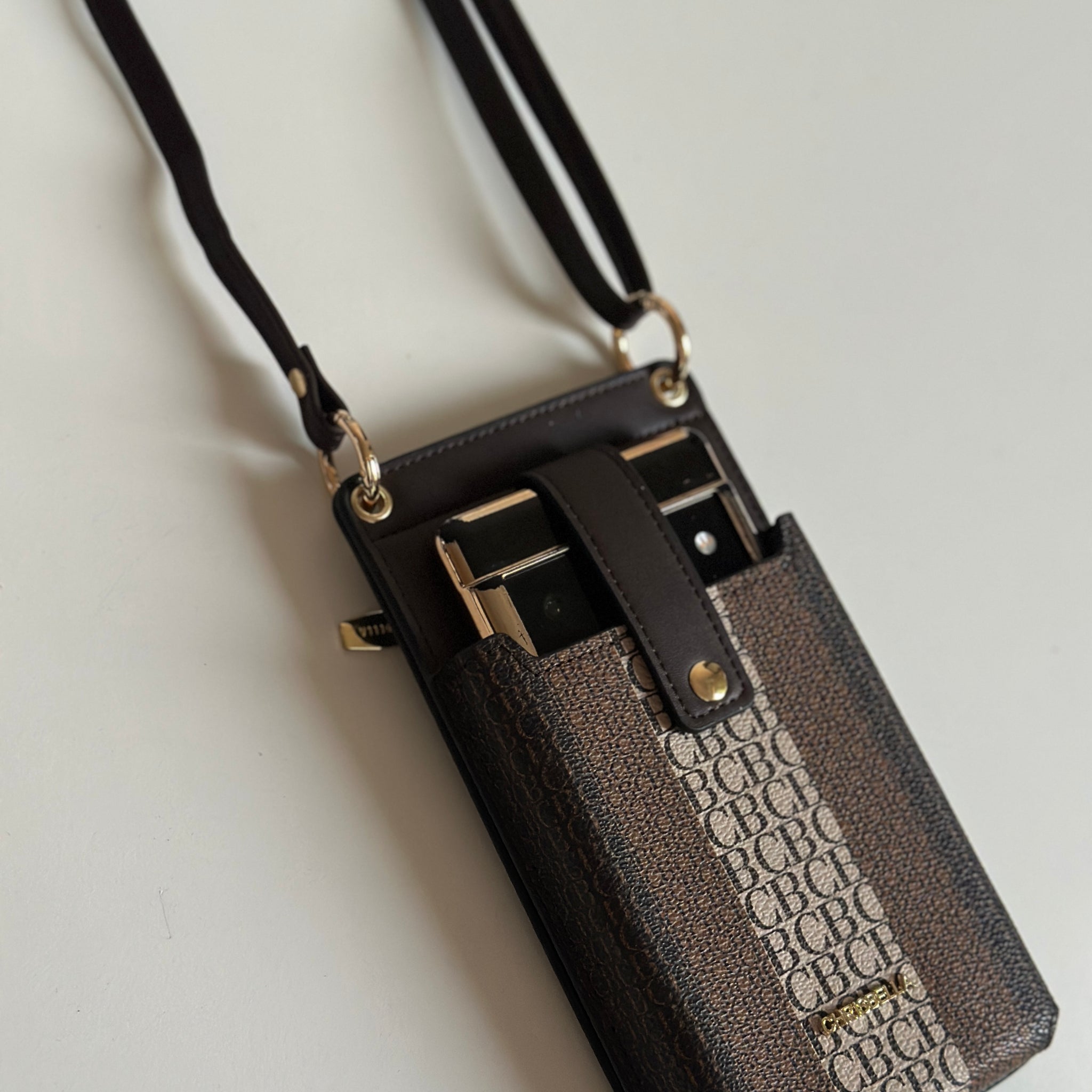 CB Monogram Crossbody Phone Bag