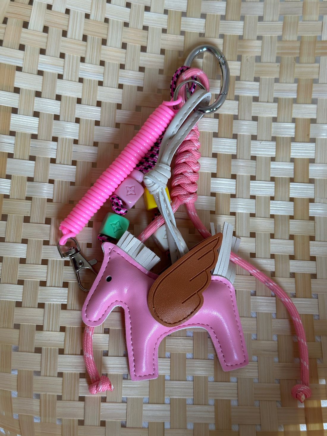Pegasus Bag Charm – Colorful & Playful Keychain Accessory