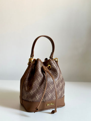 Follie Follie Monogram Bucket Bag