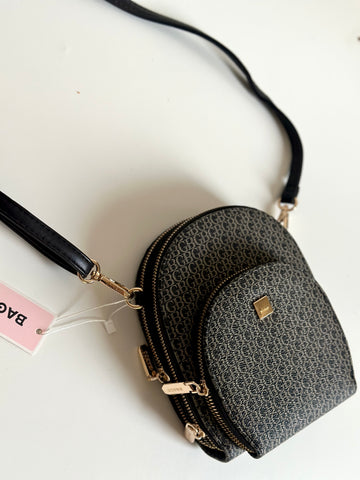BAGCO Monogram Compact Crossbody – Lightweight Everyday Style