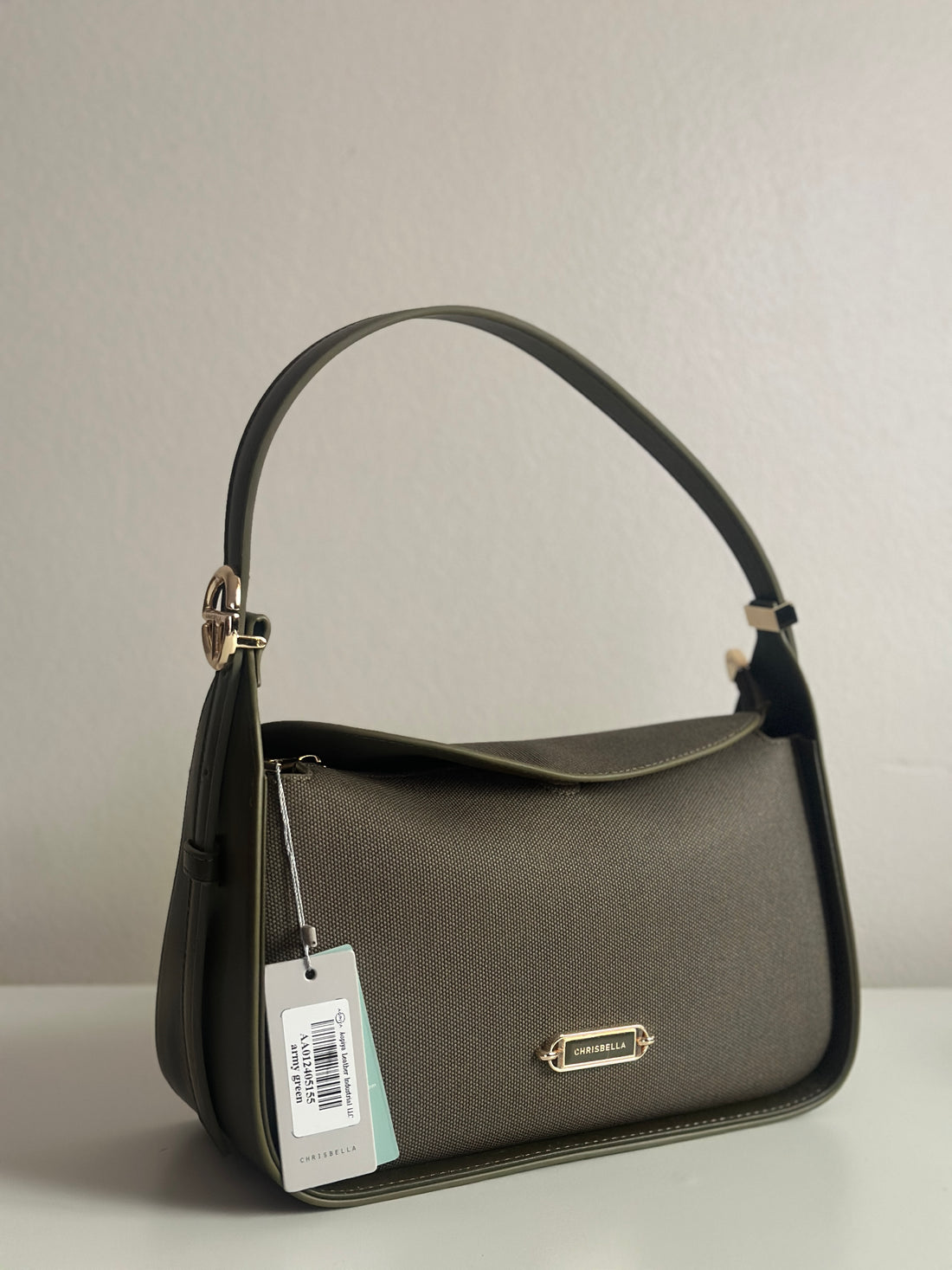 Chrisbella Minimalist Black Shoulder Bag