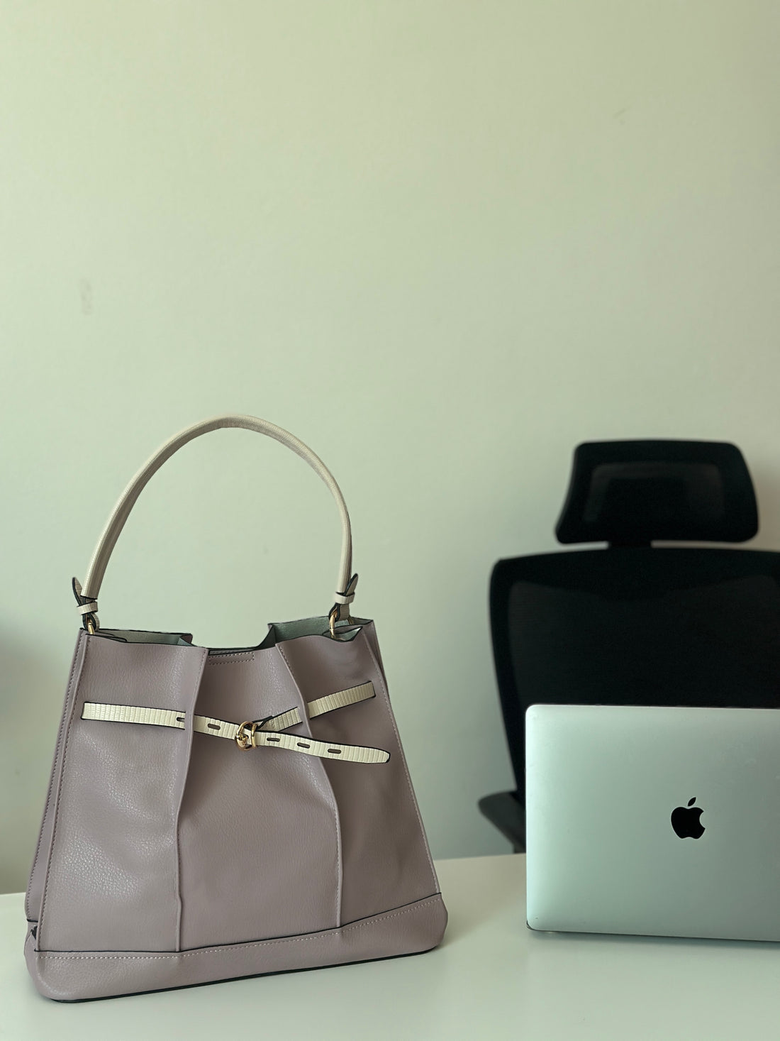 Chrisbella Noir Elegance 2-in-1 Handbag Set