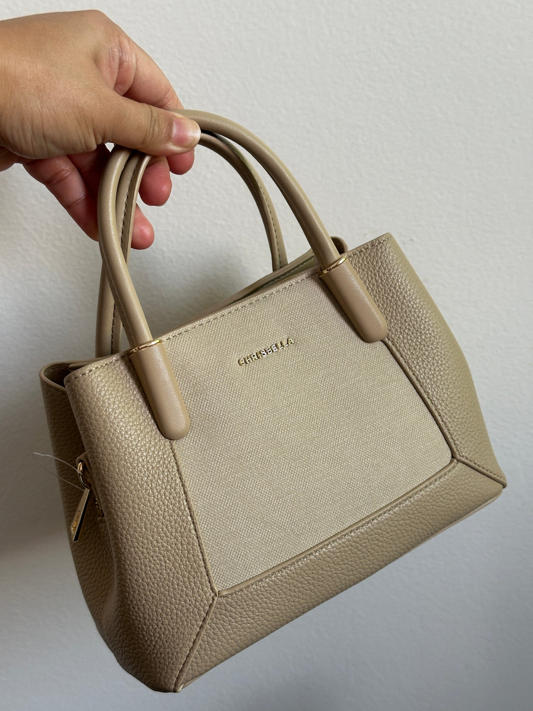 Chrisbella Textured Handbag With Wallet