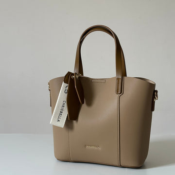 Elegance Set:  Medium Handbag with Wallet & Logo Charm