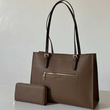 Large Square Totebag with Wallet