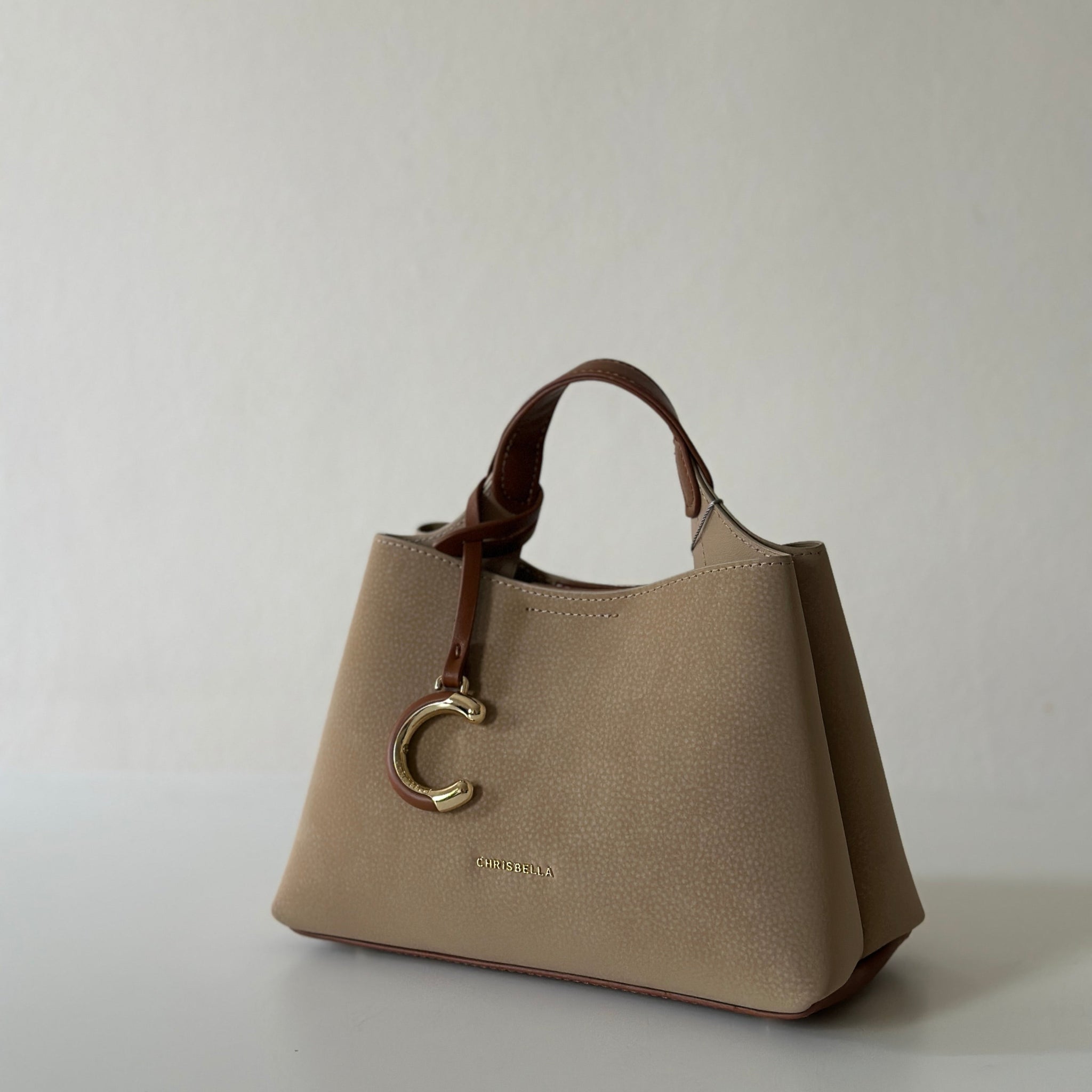Chrisbella Logo Handbag 2 in 1
