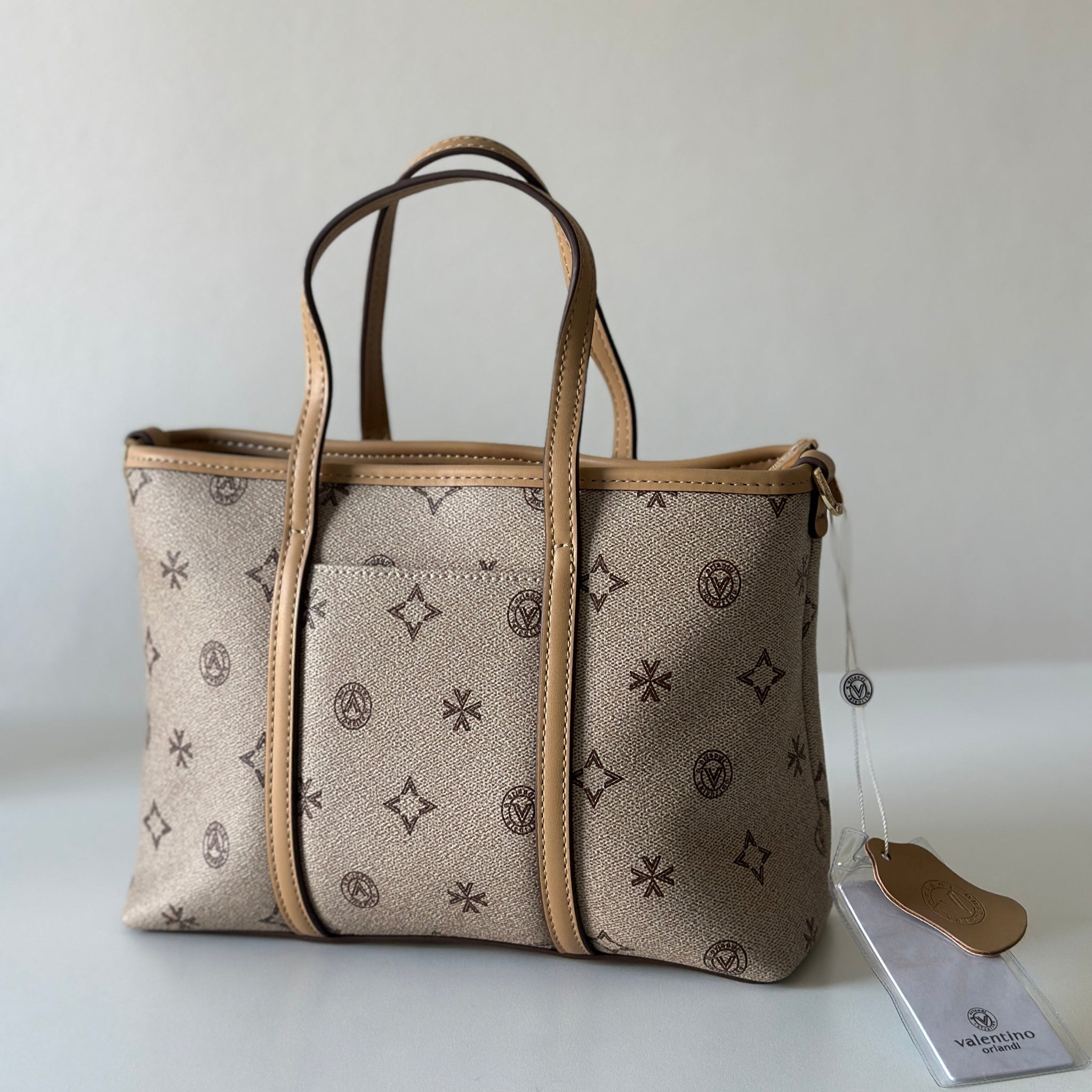 Valentino Orlandi "Signature Chic" Monogram Tote