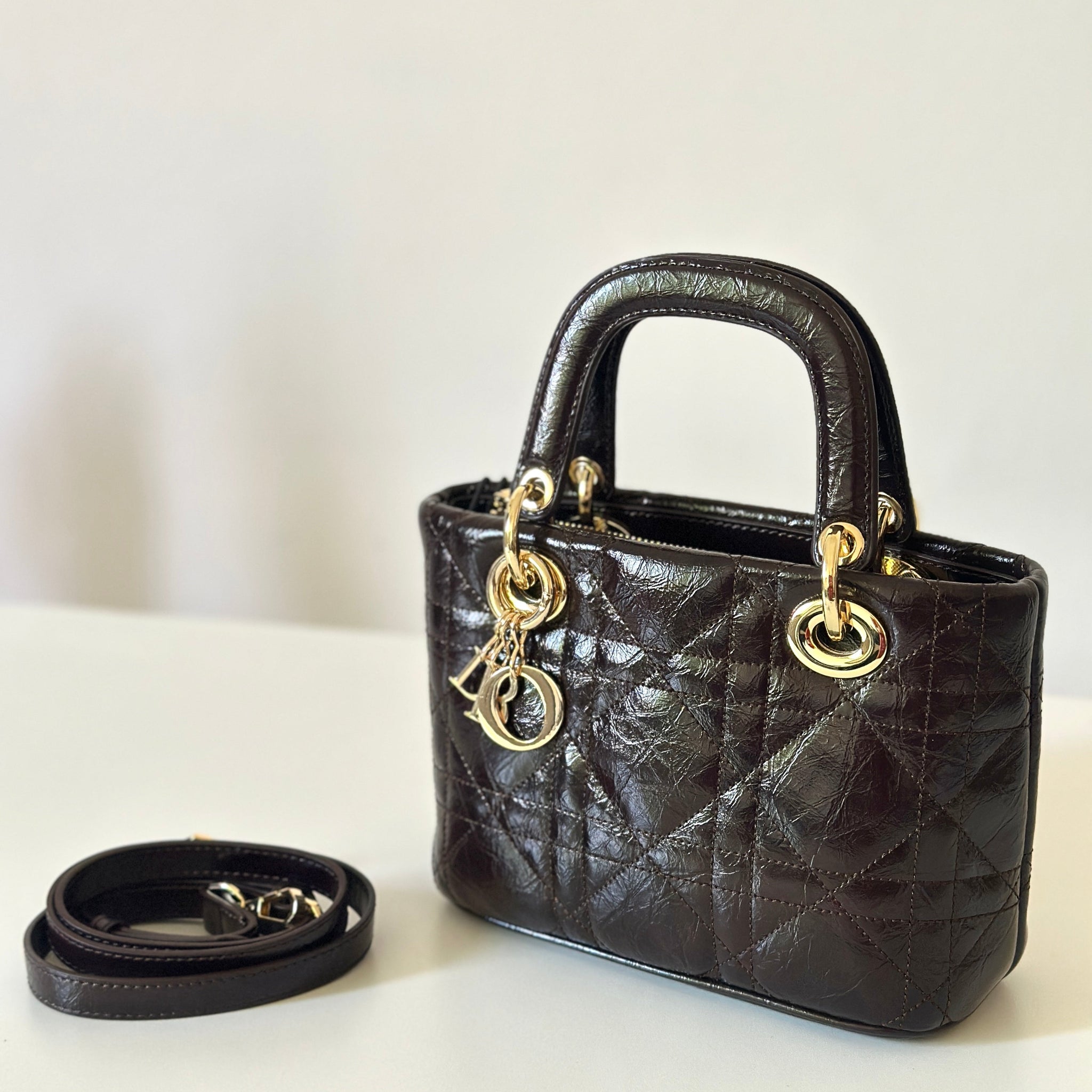 Inspired Eggplant Color Handbag