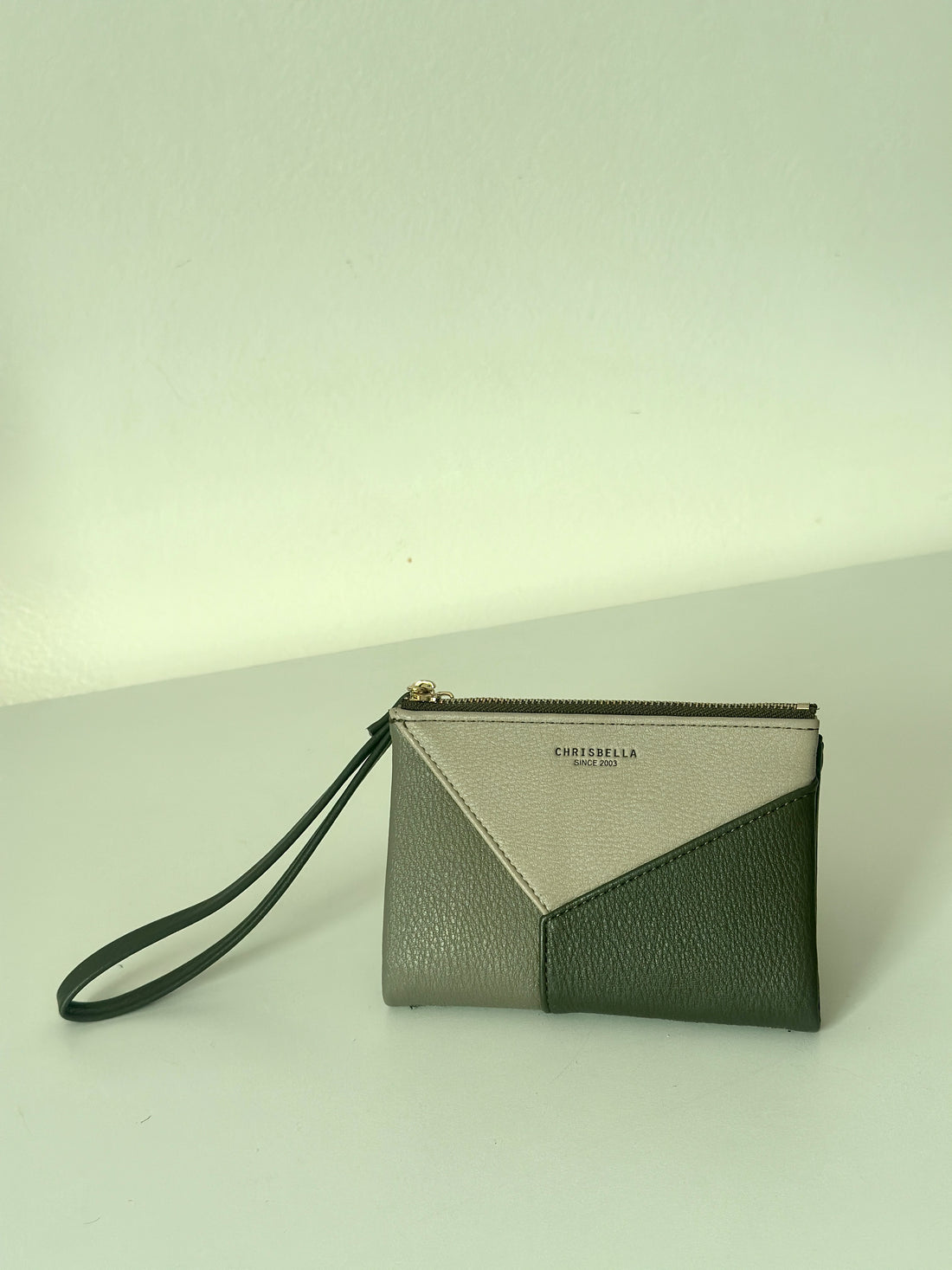 Chrisbella 2-Zippered Wristlet Purse